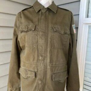 Polo by Ralph Lauren Green Military Field Jacket Sz XL